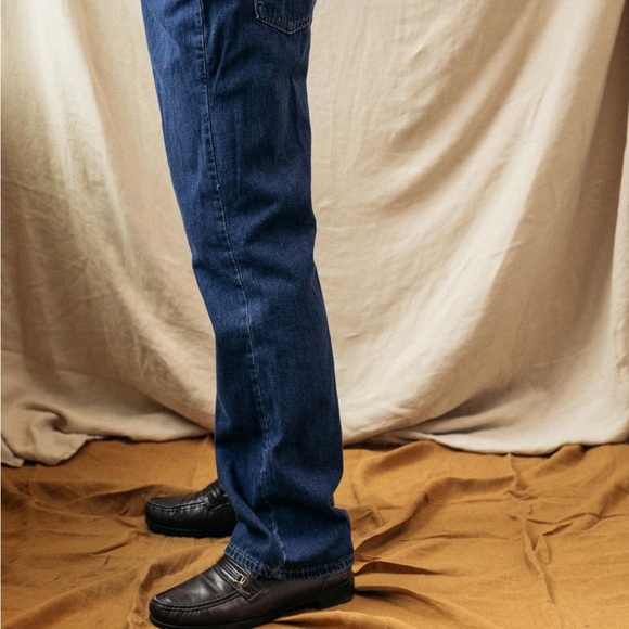 Vintage Orange Tab Made in Canada Levis Straight Leg Denim Jeans - Picture 3 of 5